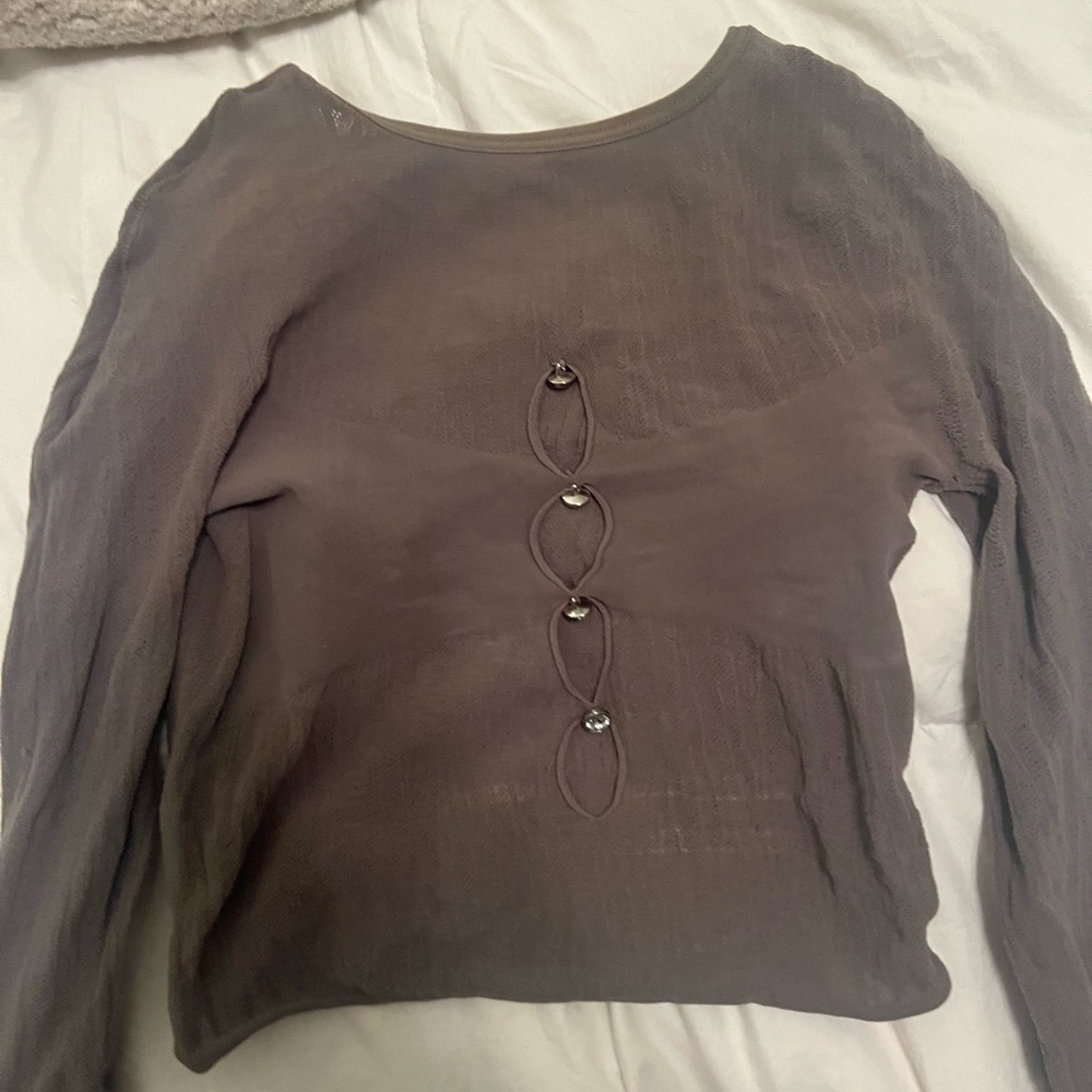 White Fox Promise Me Long Sleeve grey